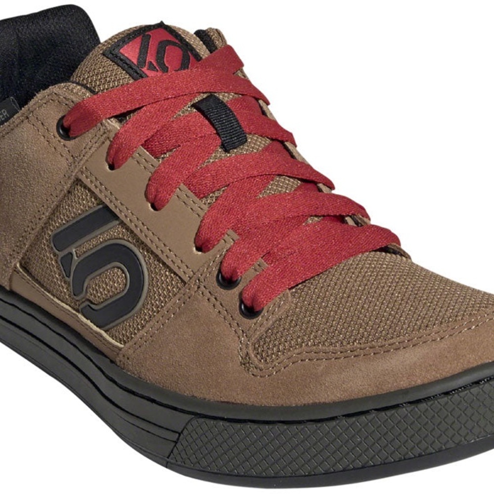 Five Ten Freerider Flat Shoe - Men's, Raw Desert/Black/Glory Red